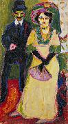Ernst Ludwig Kirchner Dodo and her brother Spain oil painting artist